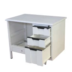 Office furniture steel office desk study work table with drawers computer desk