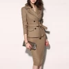 Office Uniform Business Lady  Suit Set Fashionable Fashion casual professional suit dress