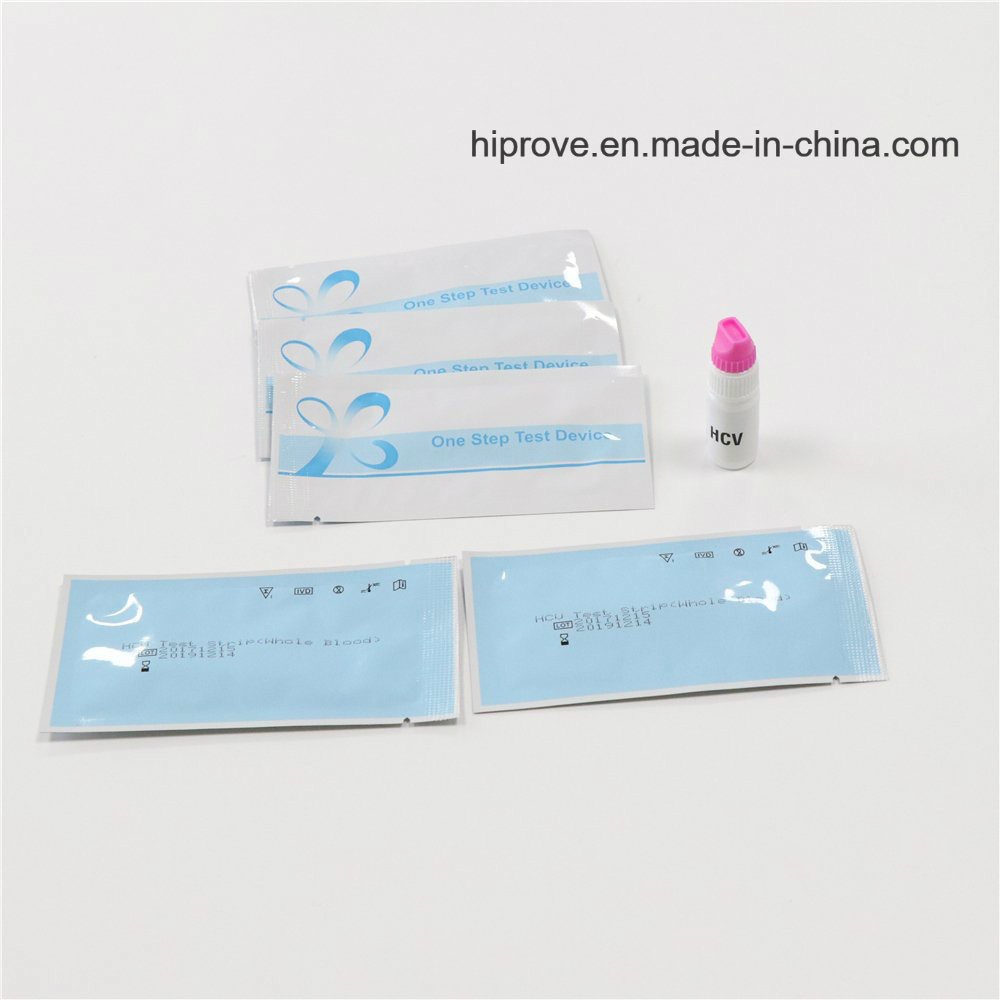 One Step Rapid HCV Test Strip Card with Ce Certificate