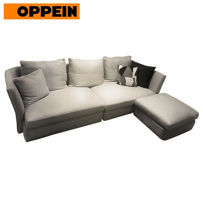 OPPEIN Home Furniture Modern Sectional Sofa Set