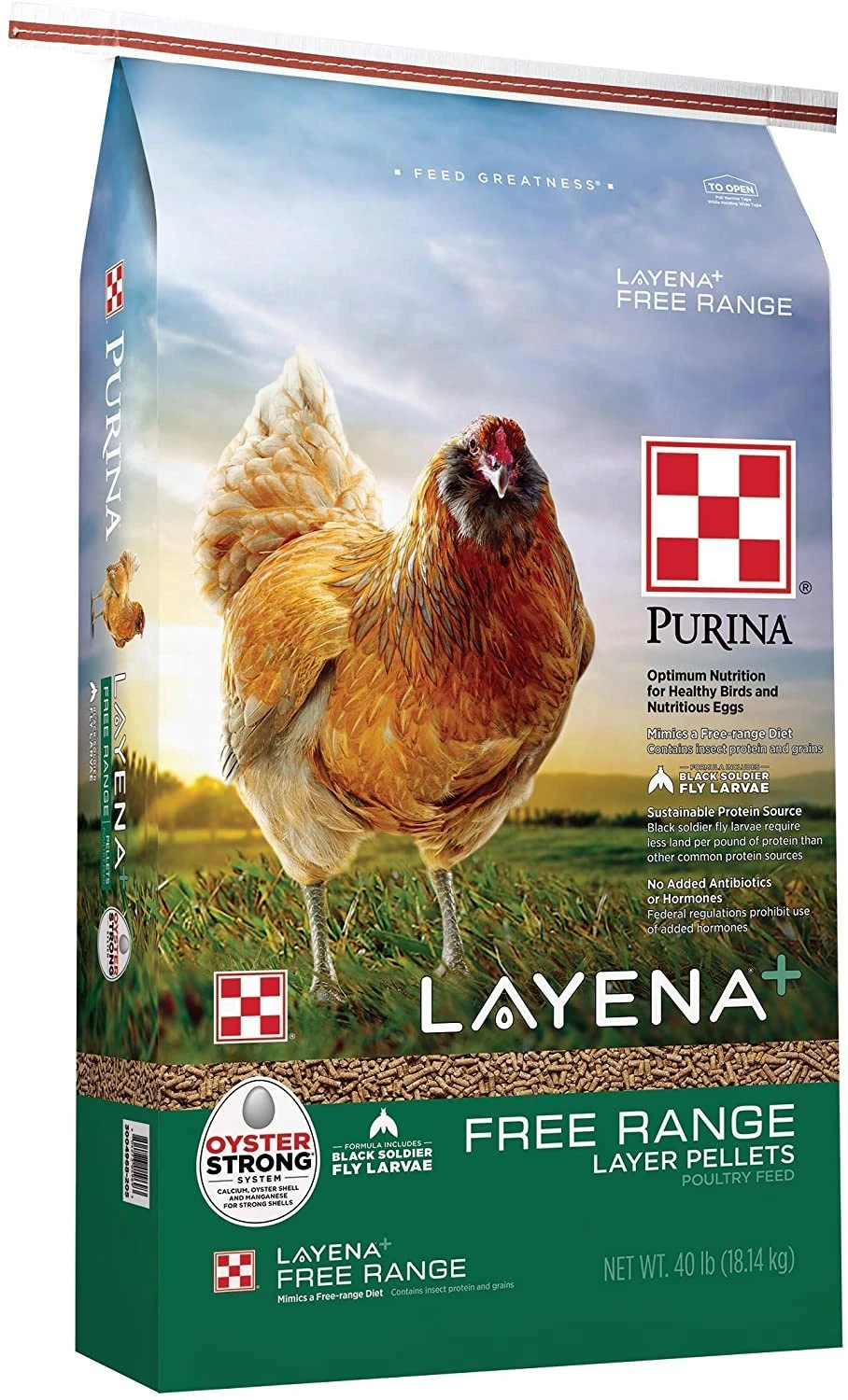 Organic Layer Feed Corn -Non-GMO Project Verified and Soy Free - Scratch and Peck Feeds bag for Chickens and Duck