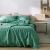 Import 100% organic lyocell Bamboo solid color bedding set bedsheets comforter from China