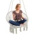 Import Outdoor Basket Hammock Hanging Chair Patio Swing With Macrame from China