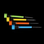 Outdoor Park Yard Lawn Decoration Landscape Solar Garden Plastic Led  Stake Light   Solar  lawn light with Candy color