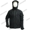 Outdoor Sports Tactical Black Rechargeable Hot Warmth Hooded Jacket