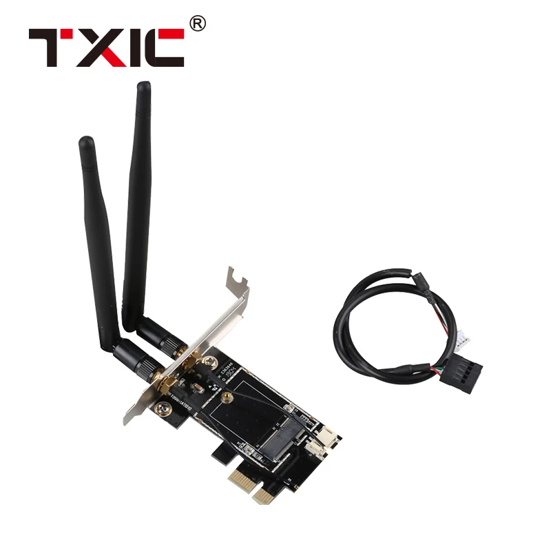 PCIe1X_to NGFF E-key Expansion Card Wireless Network Card Other Computer Accessories