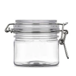 Pet Plastic Transparent Wire Hand Wax Honey Royal Jelly Cream Bottle  220ml Sealed Jar