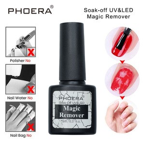 Phoera Burst Crack Soak-off UV Gel Polish No Damage Mild Magic Nail  Remover Cream