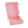 Pink Corrugated Eyelash Mailing Box Shipping Paper Box Custom Logo
