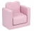 Import Pink Kids Sofa Couch Children Living Room Furniture Armrest Chair Soft Flannel w/Pillow from China