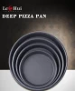 pizza pans non-stick7.5/9/10/12/13/14/15inch deep dish pizza oven pizza plate aluminum baking tray set