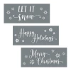 Plastic Custom Christmas Stencils Holiday Stencils For Creating Festive Christmas Decor