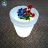 Plastic Material Waterproof Rechargeable Color Changing Lighting Up LED Flower Pot