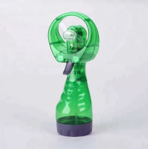 Plastic Portable Handheld Water Spray Fan / Mini Mist Fan / Water Mist Fan With Water Bottle