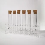 Plastic Test Tube Rack Test Tube Holder Stands 6 Wells For 25 mm Test Tubes