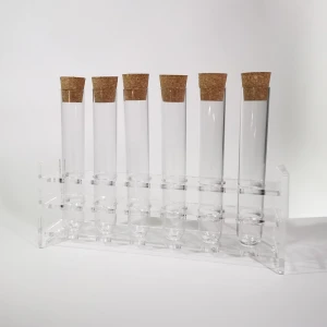 Plastic Test Tube Rack Test Tube Holder Stands 6 Wells For 25 mm Test Tubes