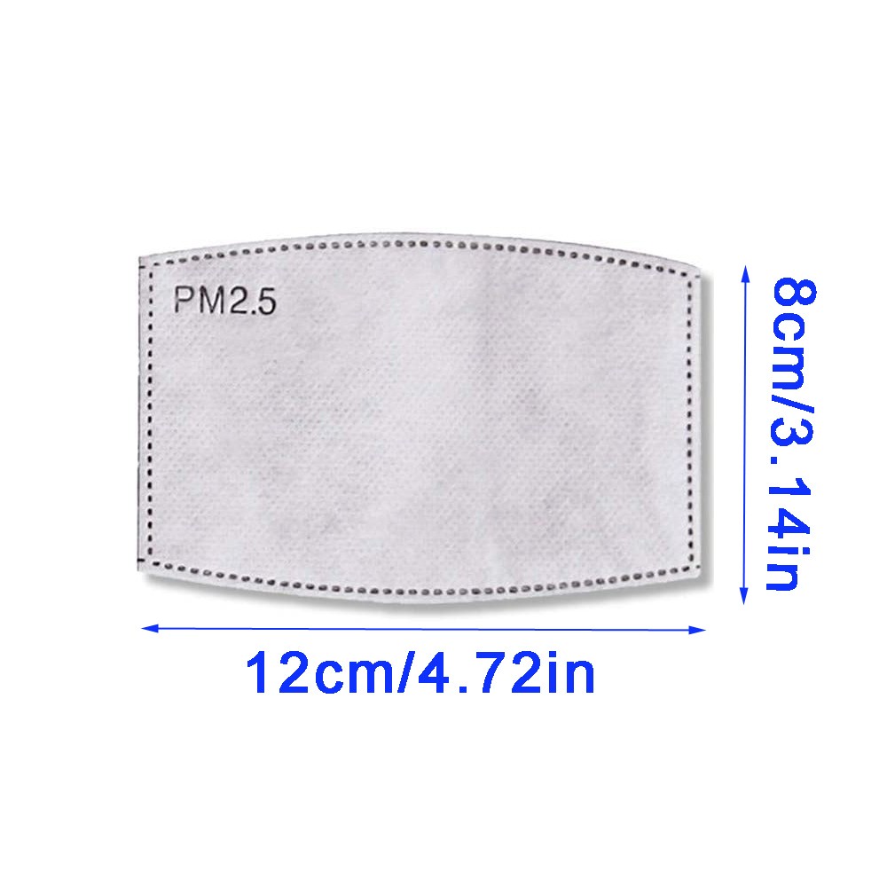 PM 2.5 Activated Carbon Filter Replacement Anti Haze Pad Paper for outdoors