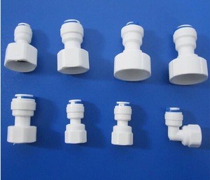 POM material water filter spare parts quick connector fitting