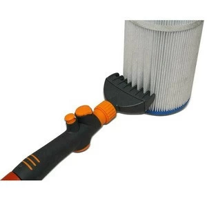 Pool Hard Handheld Type Pool Filter Cleaner Clean Brush Cleaning Tool Swimming Pool Accessories Cleaner Tires