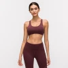 Popular   Custom Logo Sports Bra  Spandex Workout  Yoga Gym Fitness Fit Joga Bra For Women