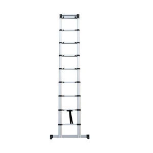 Popular Moretop folding portable aluminium telescopic ladder with slow down system