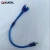 Import Popular products hot selling audio cable 1 male to 2 female transparent blue car RCA line from China