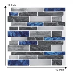 Popular style 12x12 inch 3D self adhesive peel and stick on wall tile