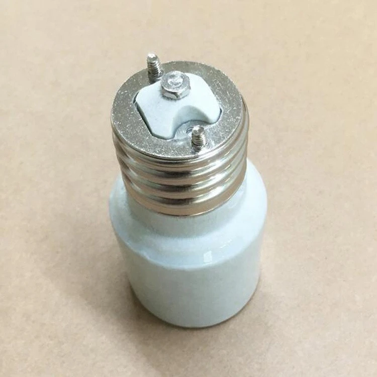Porcelain ceramics E39 to E39 light bulb socket lamp holder reducer converter adapter
