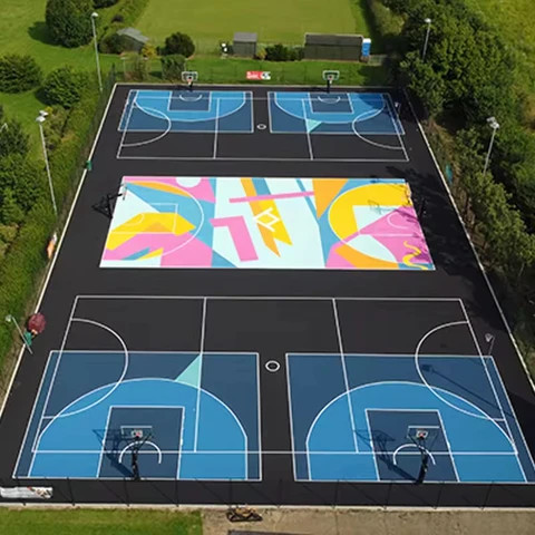 Buy Portable Intelligent Pp Interlocking Temporary Basketball Flooring