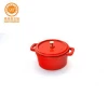 Portable light dutch oven red fashionable camping cast iron dutch oven