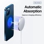 Portable Magnetic Safe Mobile Phone Charger Fast Wireless Charging Qi 15W Wireless Charger
