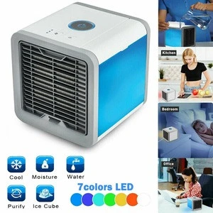 Portable USB Power Supply Cooling Air Purifier Table Desk Fan for Office Worker and Car Use