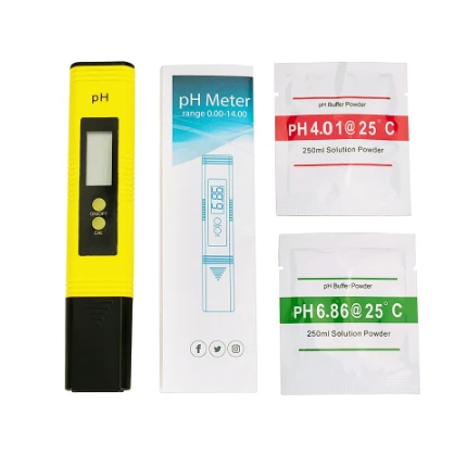 Portable water tester LCD Digital Display ph meter