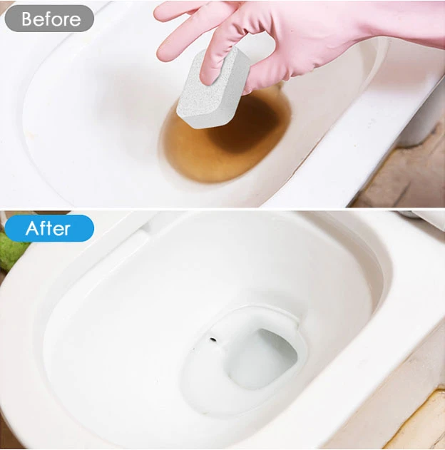 Powerful Toilet Cleaner  Effervescent Tablets Bathroom Cleaner Pill Toilet Bowl Detergent