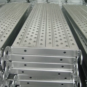 Pre-Galvanized Steel Walking Board Metal Plank Scaffolding Safway Walking Boards