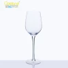 Premium Mouth blown long stem wine glass clear red wine glass 12oz