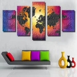 print abstract portrait modern nude woman oil painting on canvas art  female lady body wall picture for living room