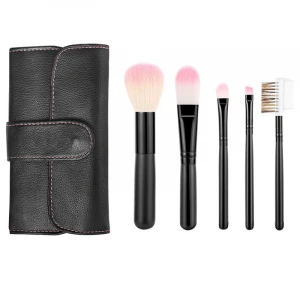 Private Label Makeup Brush Kit with Portable Bag.