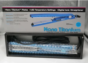 pro nano titanium 1/4 inch  professional hair straightener / titanium hair straightener