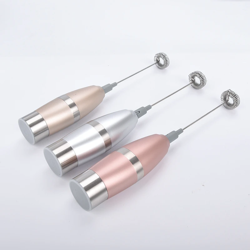 Professional Factory High Quality Hand Electric Coffee Egg Milk Frother with Stand
