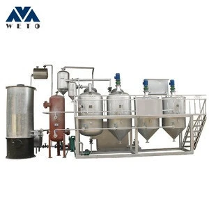 Professional high efficiency crude vegetable oil refinery equipment for deep processing oil products