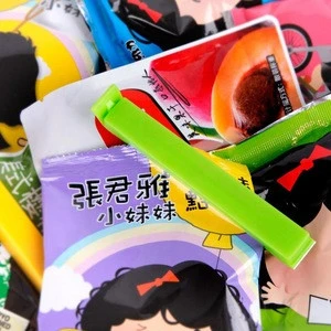 Promo Good quality colorful  Plastic Food Chip Bag Sealing Clips