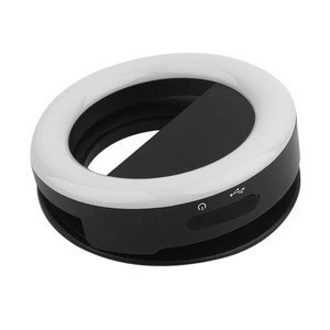 promotion gift Universal 36 LED Selfie Enhancing Dimmable Cellphone Camera Ring Flash Fill-in Light 3 Brightness Levels