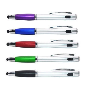 Promotional 3-in-1 Light Ball Pen with Stylus