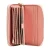 Import PU leather multi-slots wallet multi-pockets travel wallet with metal zipper closure from China