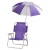 Import pvc baby low aluminum fabric canvas backrest small umbrella portable lounger children canopy sun shade folding kids beach chair from China