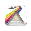 pyramid feature clear lid dual gates pop up toothpick holder
