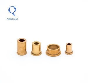 QIANTONG manufacturer OEM powder metallurgy bronze bushings and bearings/metal bushing bearing/copper bushing for fan motor