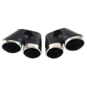QSF Modified Four Exhaust Pipes Stainless Steel Muffler Decoration Tail Throat for Mercedes Benz w211e240e260e280