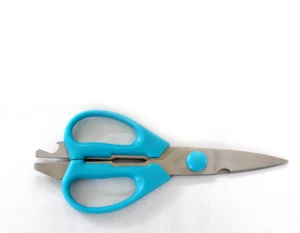 qualified fashion design stainless steel multifunction kitchen scissors